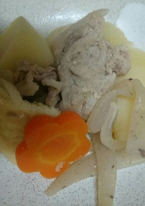 簡単肉じゃが あげ入りキャベツ入袋も-レシピのメイン写真