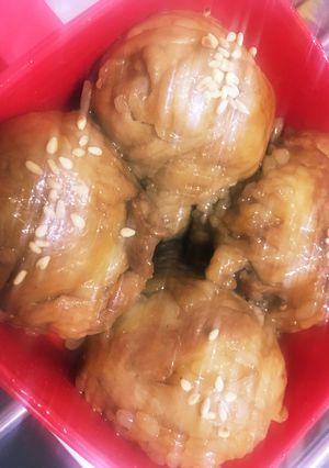 肉巻きおにぎり-レシピのメイン写真