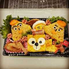 รูปของ 簡単ポリンキーおにぎり★キャラ弁