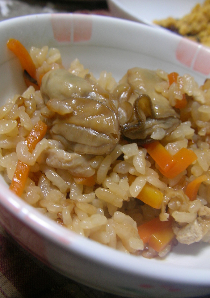 【男の料理】牡蠣の炊き込みご飯-レシピのメイン写真