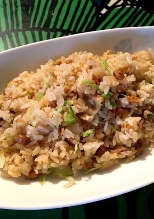 納豆キャベツ炒飯-レシピのメイン写真