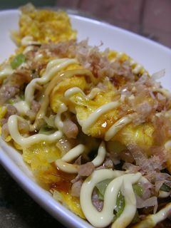 【男の料理】お好み焼き風オムレツ-レシピのメイン写真