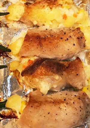 ポテトサラダ リメイク 肉巻き-レシピのメイン写真