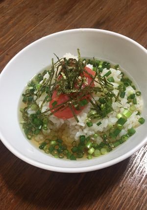 めんつゆで作る出汁茶漬け-レシピのメイン写真