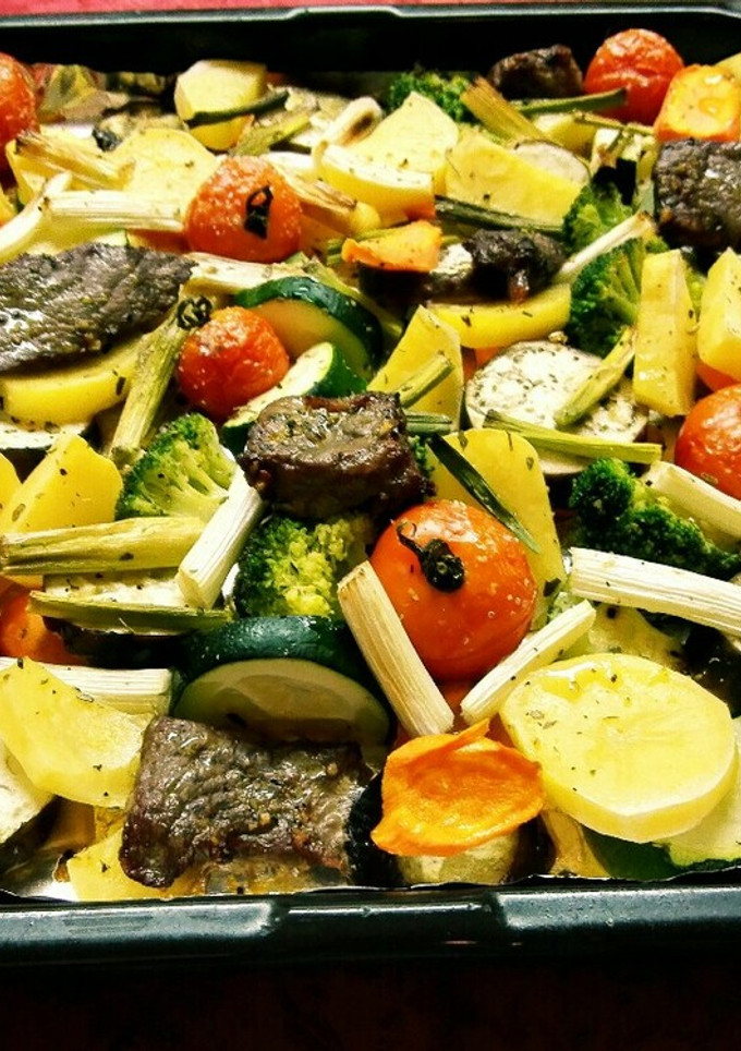 我が家の野菜が美味しい♪ぎゅうぎゅう焼き-レシピのメイン写真