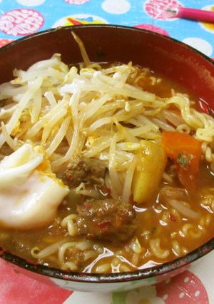 激辛カレーラーメン-レシピのメイン写真
