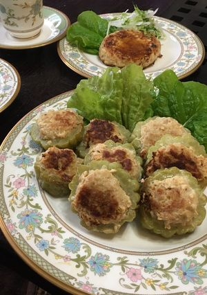 節約料理2品鶏ミンチでヘルシー-レシピのメイン写真