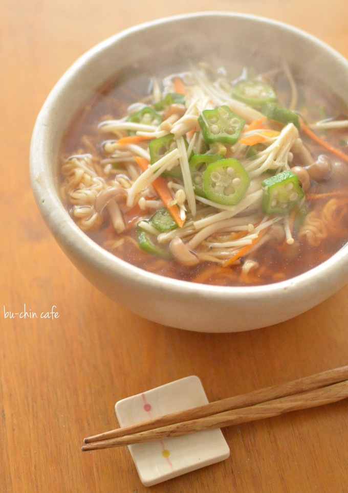たっぷりエノキでウマウマとろみラーメン-レシピのメイン写真