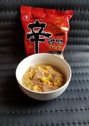 簡単クリーミー辛ラーメン-レシピのメイン写真