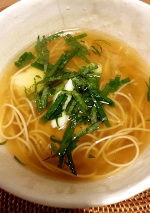 胃に優しい♪山芋こぶおろしにゅうめん-レシピのメイン写真