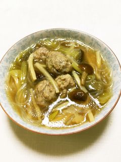 ”低カロリー!”はんぺんで肉団子スープ-レシピのメイン写真
