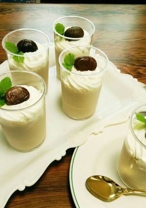 蒸さずに簡単♥濃厚マロンプリン-レシピのメイン写真
