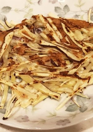 細切りさつま芋の、カリとろチーズ焼き！-レシピのメイン写真