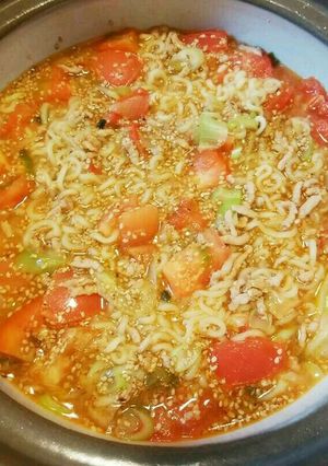 トマト坦々辛ラーメン-レシピのメイン写真