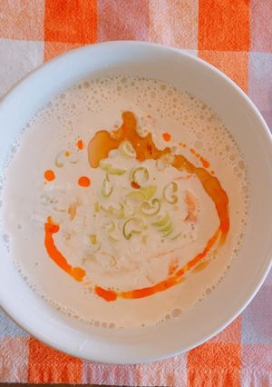 女子に嬉しい♪中華風豆乳スープ-レシピのメイン写真