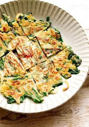 お好み焼き粉で作るチヂミ-レシピのメイン写真