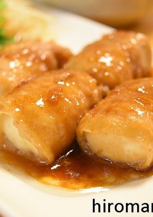 ふわじゅわヘルシー『肉巻き豆腐』-レシピのメイン写真