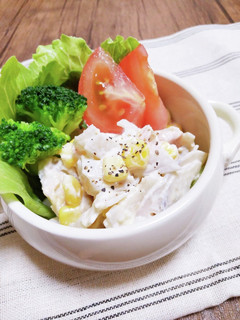 簡単付け合せ☆スライス蓮根のサラダ-レシピのメイン写真