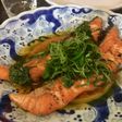 簡単!サーモンと大葉のバター醤油ソテー