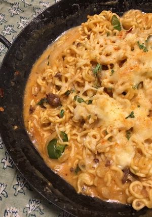 辛ラーメンで辛旨クリームグラタン！-レシピのメイン写真