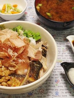 焼きさばのねばとろ丼-レシピのメイン写真