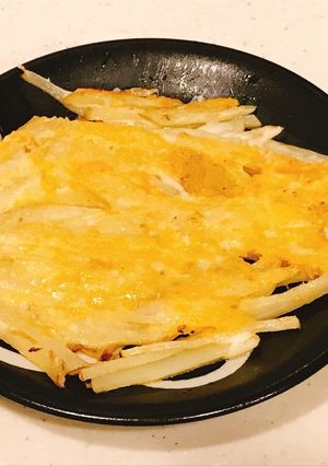 細切りジャガイモの、カリとろチーズ焼き！-レシピのメイン写真