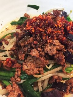 なす味噌担々麺風豆乳辛ラーメン♪-レシピのメイン写真