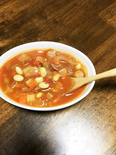 血圧下がれ!トマトスープ-レシピのメイン写真