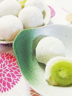 レンジで簡単♪〜マスカット大福〜-レシピのメイン写真