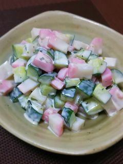かまぼこときゅうりのコロコロサラダ-レシピのメイン写真