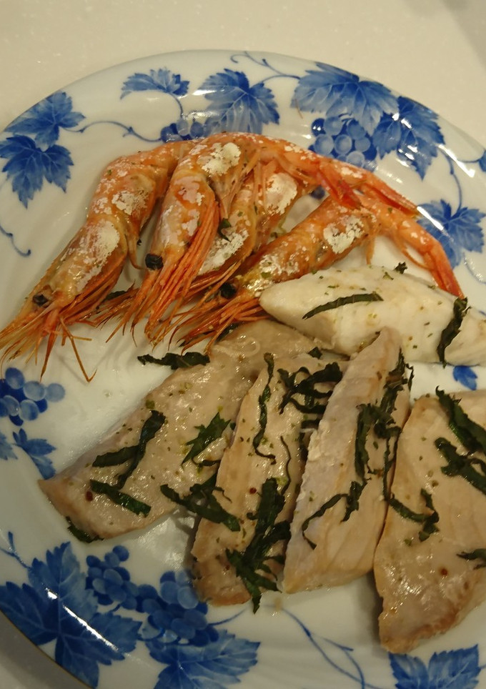 残ったお刺身の消費に♪海鮮しそ焼き-レシピのメイン写真