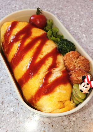 たまにはいいでしょ 簡単！オムライス弁当-レシピのメイン写真