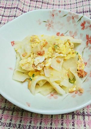 大根と鮭フレークの玉子炒め☆-レシピのメイン写真
