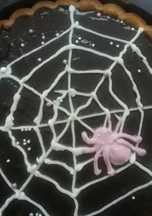 ハロウィンタルト～ピンクスパイダー-レシピのメイン写真