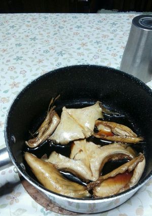 ヤズのアラの煮付け-レシピのメイン写真