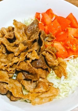 キャベツロード丼-レシピのメイン写真