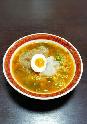 辛ラーメンアレンジ☆大根おろし&納豆のせ-レシピのメイン写真