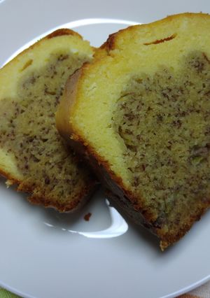 *バナナケーキのチーズかけ*-レシピのメイン写真