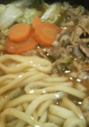 ☆鍋つゆ残ったら♫カレーうどん鍋☆-レシピのメイン写真