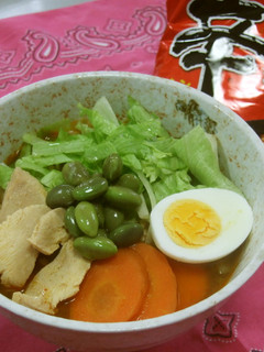 レタスがおいしい辛ラーメン-レシピのメイン写真