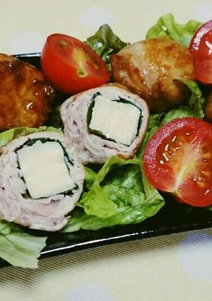 チーズ入りのコロコロ豚肉ボール♪-レシピのメイン写真
