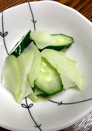 簡単☆ハヤトウリときゅうりの酢漬け-レシピのメイン写真