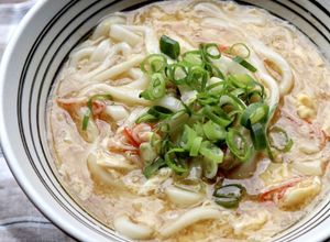 とろ〜り！かにかまと玉子のあんかけうどん-レシピのメイン写真