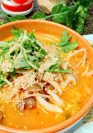 からうまっ！辛ラーメンでもやしの担々麺-レシピのメイン写真
