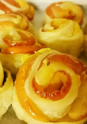 簡単♪スイートアップルローズパイ-レシピのメイン写真