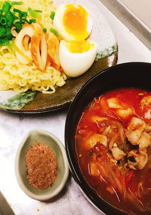 辛ラーメンでつけ麺-レシピのメイン写真