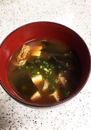 ホッとする 黄金比の味噌汁-レシピのメイン写真