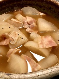大根とベーコンの煮物-レシピのメイン写真