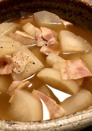 大根とベーコンの煮物-レシピのメイン写真