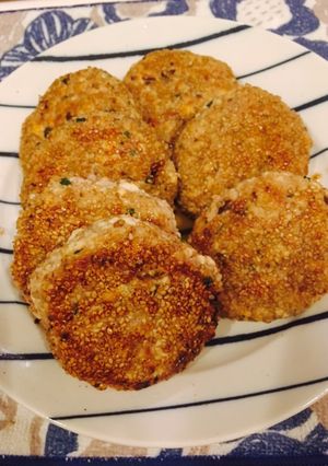 ワンパンで簡単！ゴマ香る豆腐バーグ★-レシピのメイン写真